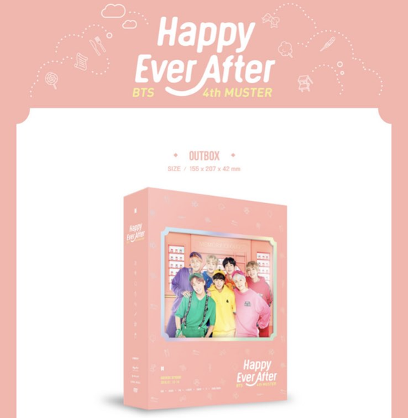 BTS 4TH MUSTER HAPPY EVER AFTER DVD