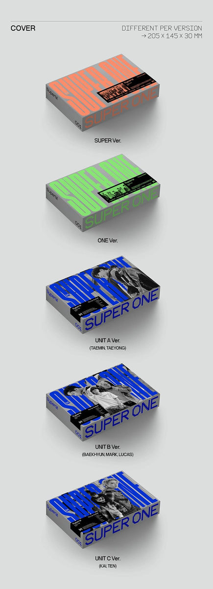 PRE-ORDER] SuperM - [SUPER ONE] 1ST FULL ALBUM – kpopcom