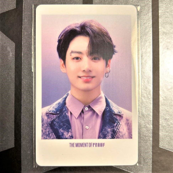 BTS - PROOF COLLECTOR'S EDITION- THE MOMENT OF PROOF' CARD JUNGKOOK