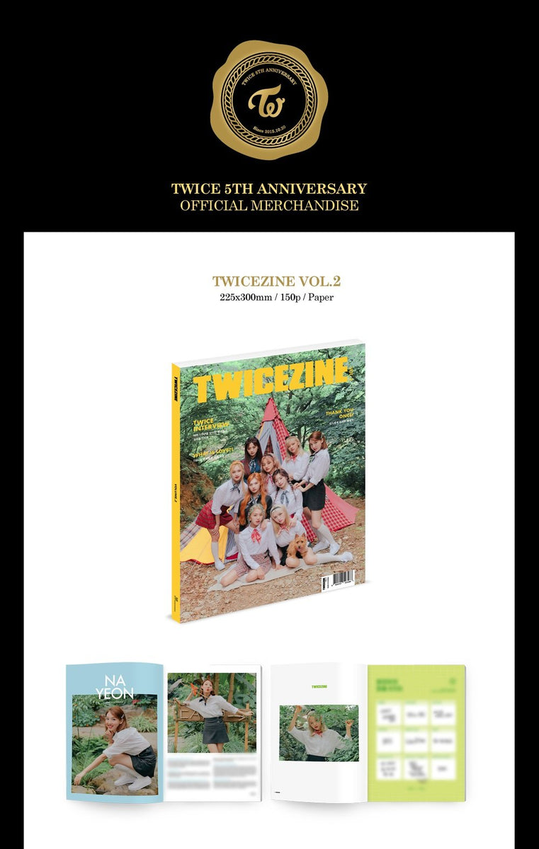 PRE-ORDER TWICE - 5TH ANNIVERSARY MD [TWICEZINE VOL.2] PHOTOBOOK