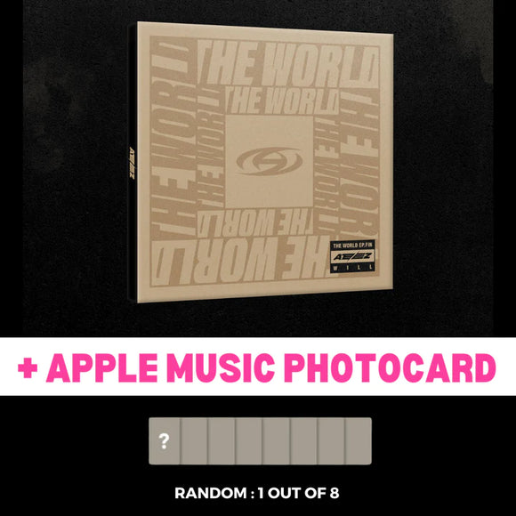 PRE-ORDER ATEEZ - THE WORLD EP.FIN : WILL DIGIPACK VER +APPLE MUSIC POB