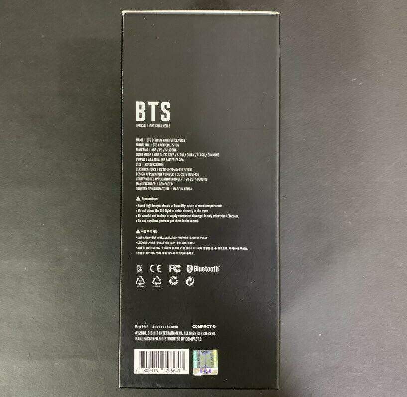 BTS OFFICIAL ARMY BOMB VER. 3 LIGHT STICK SAUDI ARABIA