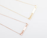 K-pop Necklace in Gold Rose gold and Silver