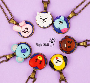 BTS necklace BT21 pendant Tata Koya