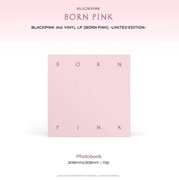 BLACKPINK 2ND ALBUM 'BORN PINK' LIMITED EDITION VINYL LP