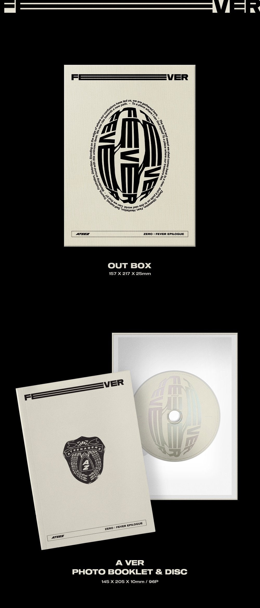 ATEEZ - ALBUM ZERO FEVER EPILOGUE - PRE ORDER Z version